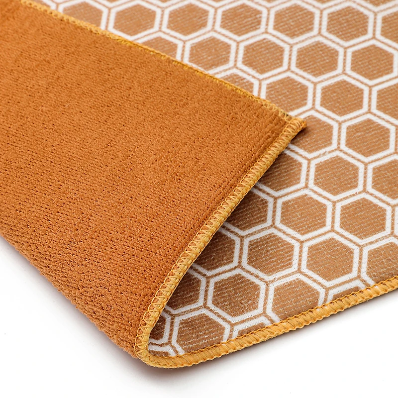 Absorbent Fabric Low-Profile Kitchen Drying Pad Machine Washable/Durable  Premium Dish Drying Mat