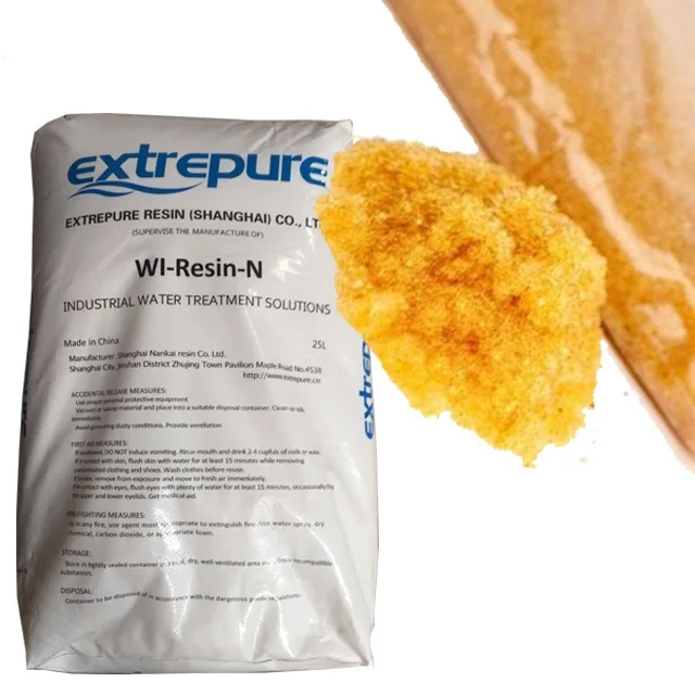 Acidic Cation Resin Water Treatment Inert Plastic Beads Mixed Bed Resin Water Cleaning Resin