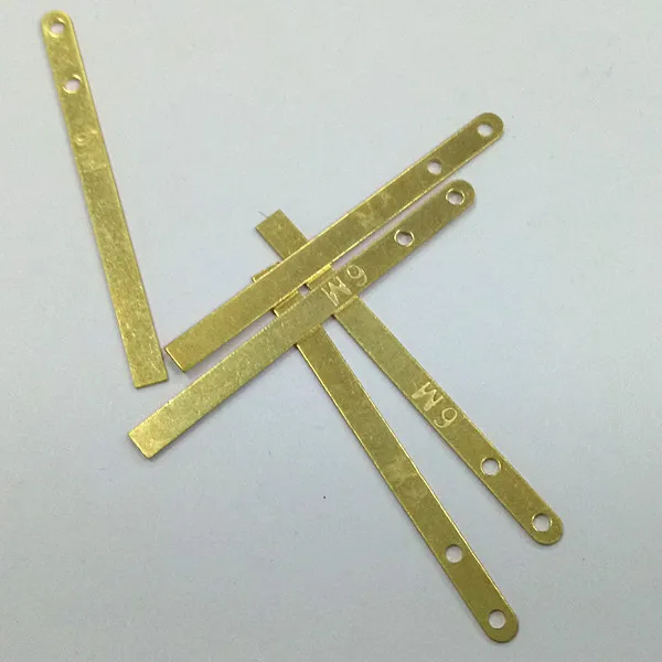 Electronic accessories Brass shrapnel stamping contact copper sheet stamping processing silver point contact conductive sheet