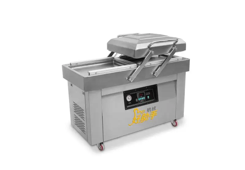 Spot Supply Vp-600 Commercial Food Packaging Sealing Machine Double Cavity Vacuum Packaging Machine