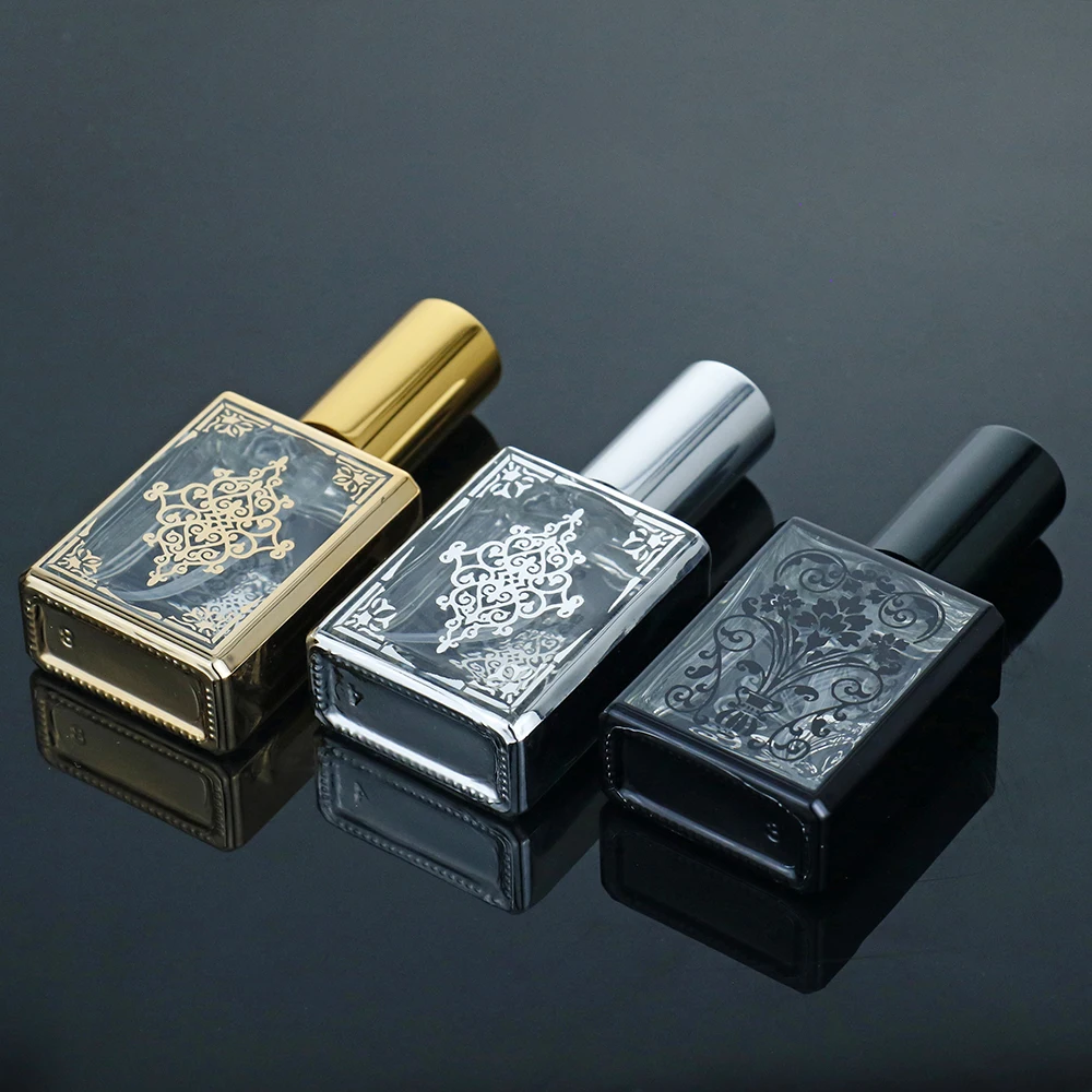 10ml 15ml 20ml Luxury Custom Essential Oil Glass Roller Bottles Gold Body Massage Oil Glass Spray Arabic Perfume Oil Bottle