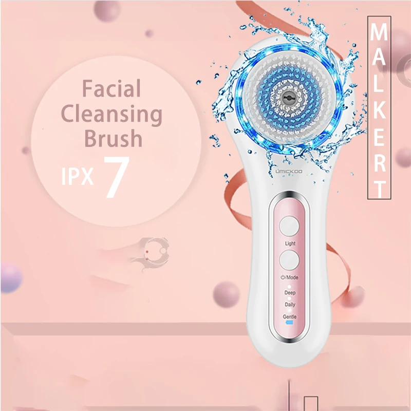  2021 Hot Selling multi-function spin Electric Silicone Face brush for Pore cleaner With exfoliating autofoaming