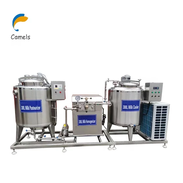 200L Small Scale Yogurt Production Line Fresh Milk Pasteurization Machine
