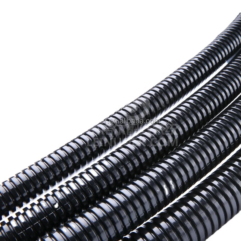 Flexible Corrugated Electrical Conduit Pipes Nylon Pa12 Flame Retardant Corrugated Tube
