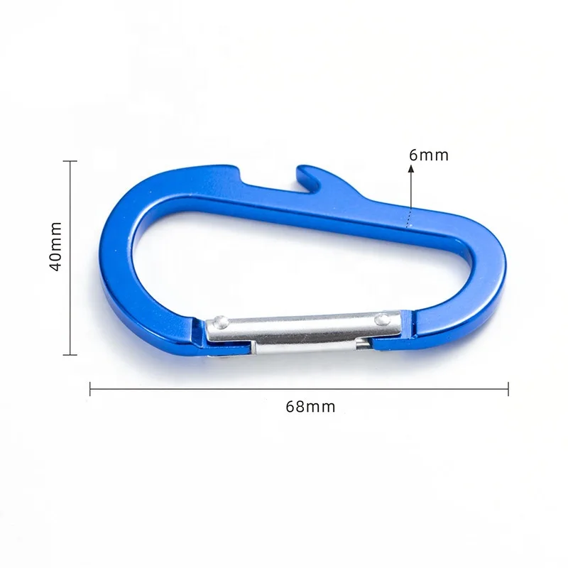 HB Hook Carabiner Rock Climbing Key Holder Steel Carabiner For Outdoor/Connecting Ropes