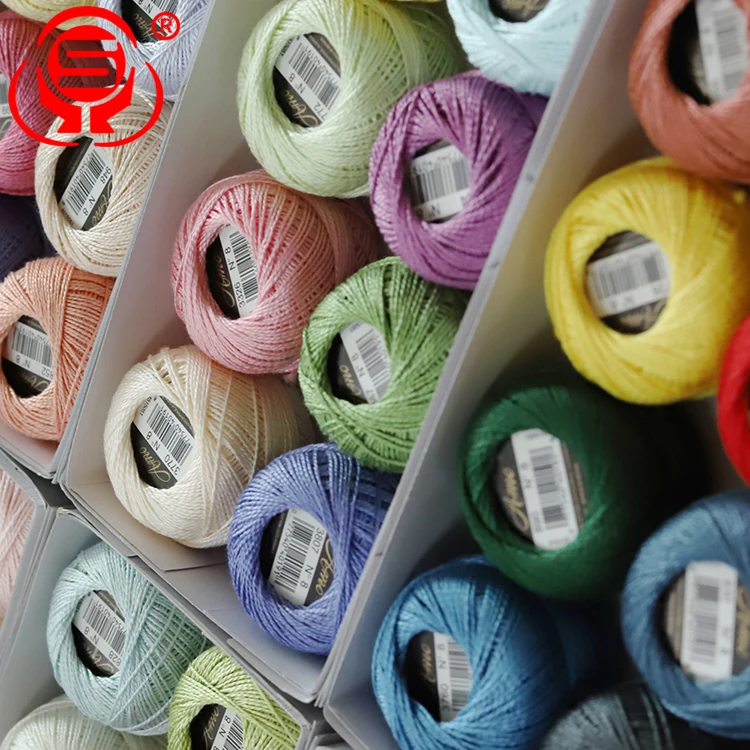 
10-roll Packed Knitting Cotton Thread Household Sewing Thread with Assorted Color China Wholesale 