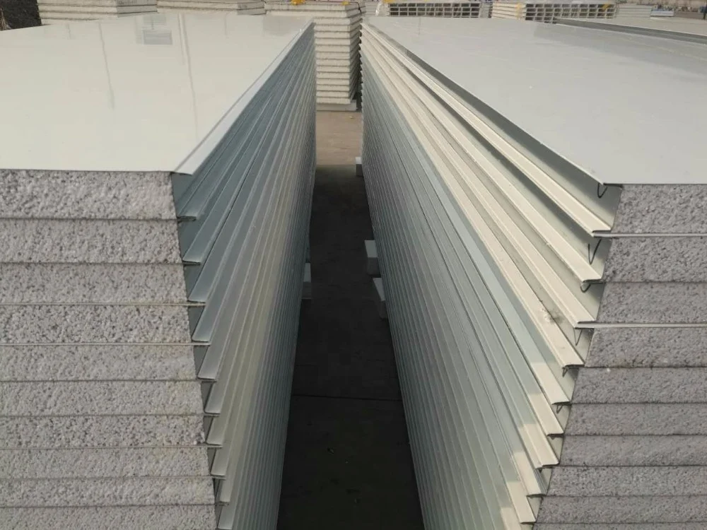 insulated wall and roof eps foam sandwich panel for prefab house/container house/truck box/warehouse