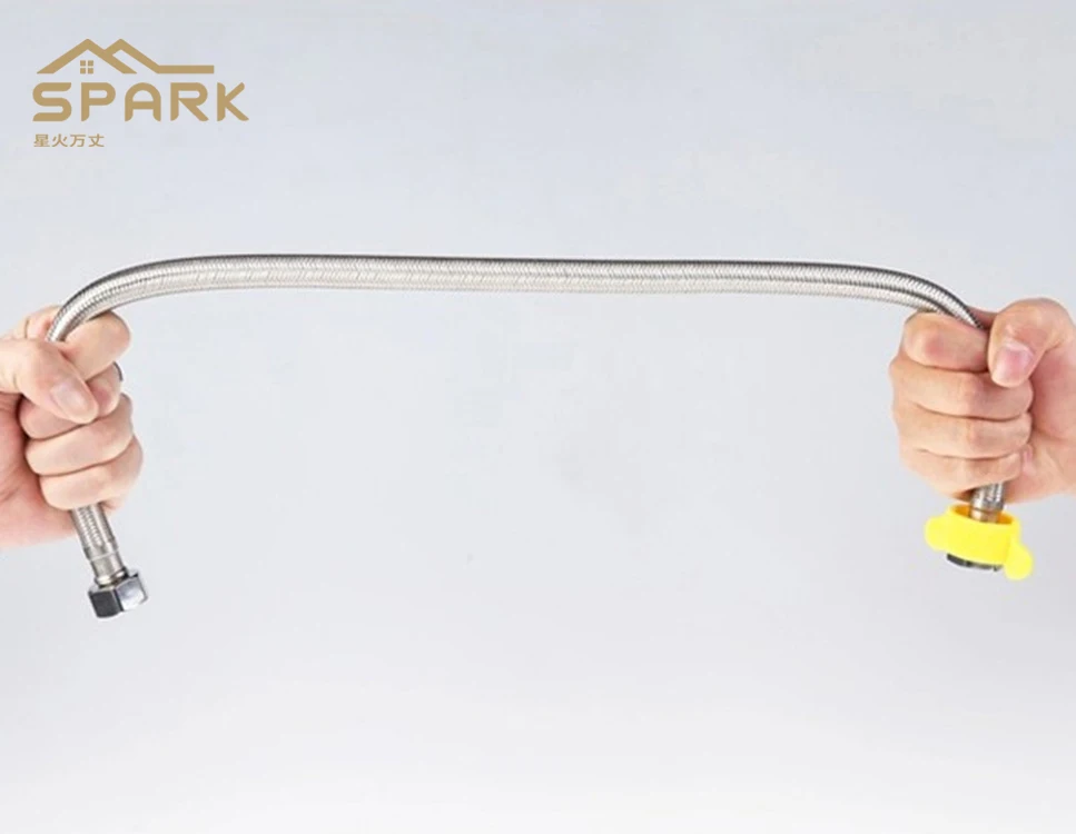 20mm-120mm Stainless Steel Soft Shower Hose Bathroom Decor Accessories Set Wire Braided Flexible Hose