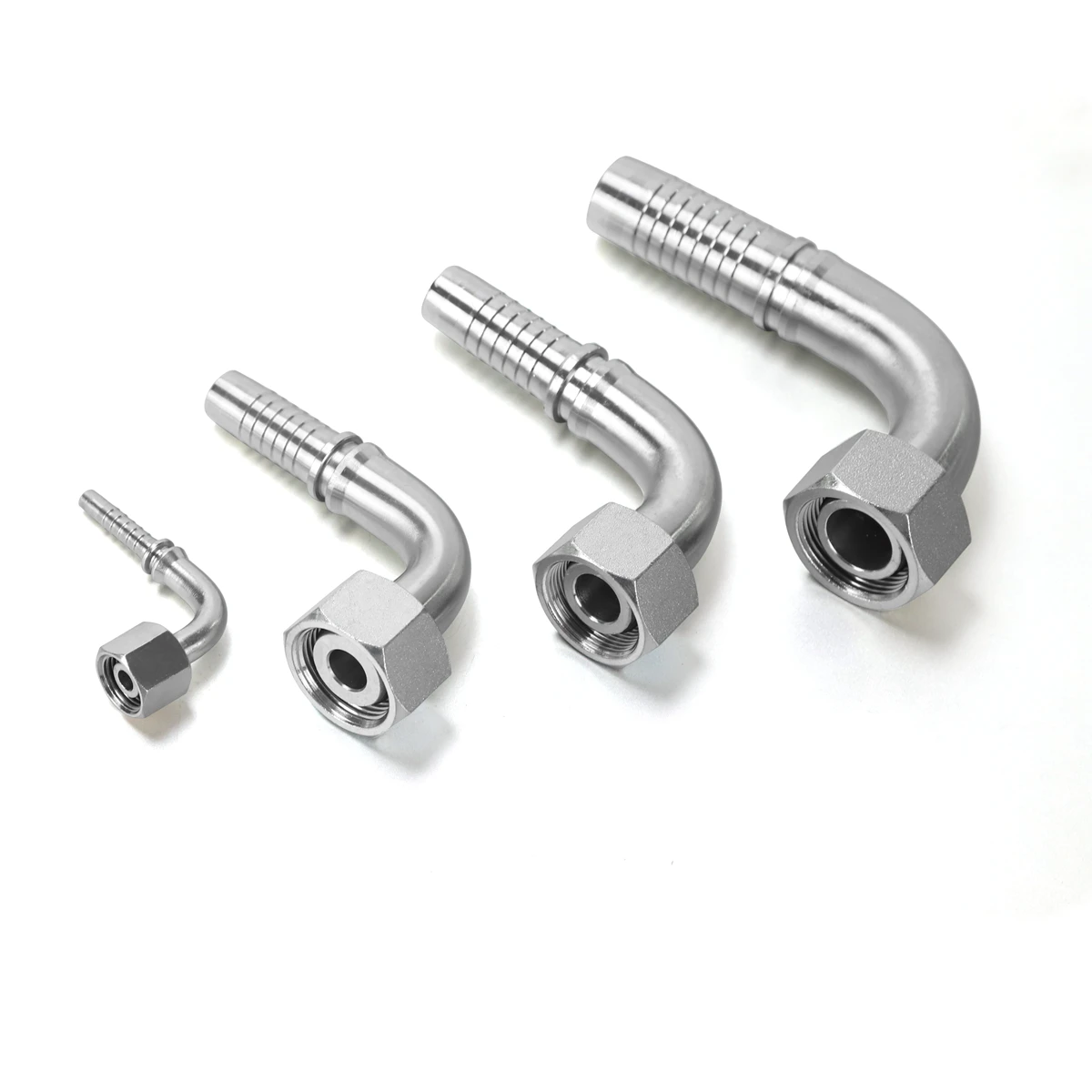 Feike ЧПУ 90 градусов метрической Женский 24 градуса конус O-RING L.T. гидравлического штуцера шланга 20491 EATON стандарт высокого давления для повторного использования