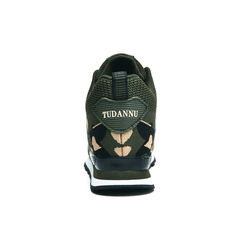 Camouflage Colour New Training Shoes Trekking Tennis Height Increasing Women Sneakers Walking Style Fitness Gym Training Shoes