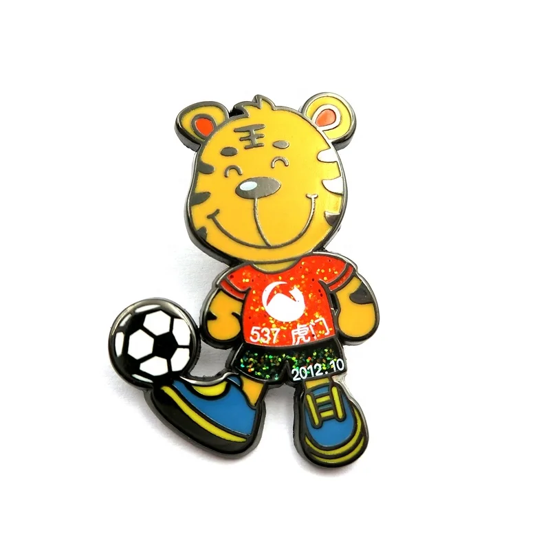 Wholesale custom cartoon moon face lapel pin hard enamel anime badge