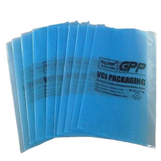 VCI Packaging Film Rust Prevention anti rust plastic VCI Bag
