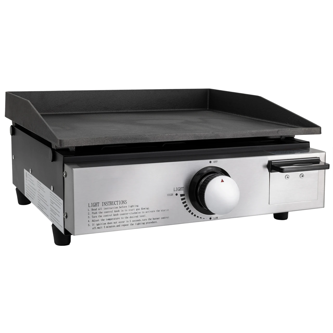 Camping grills 17 inch butane portable gas grill plancha