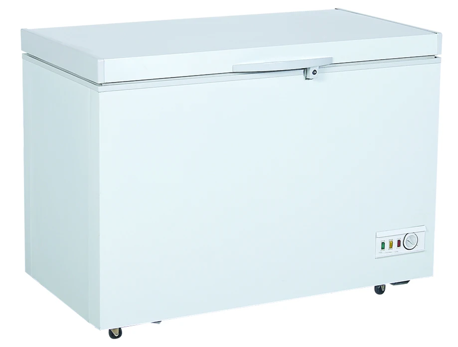 hot selling 250L Popular Ultra Efficient  Single Door White Deep Frozen Chest Freezer