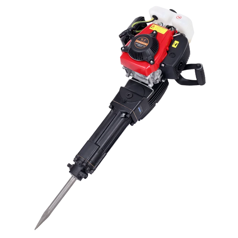 High Power Four-stroke  4800W Portable Gasoline Rock Drill Concrete Breaker Lmpact Hammer A Tool For Breaking