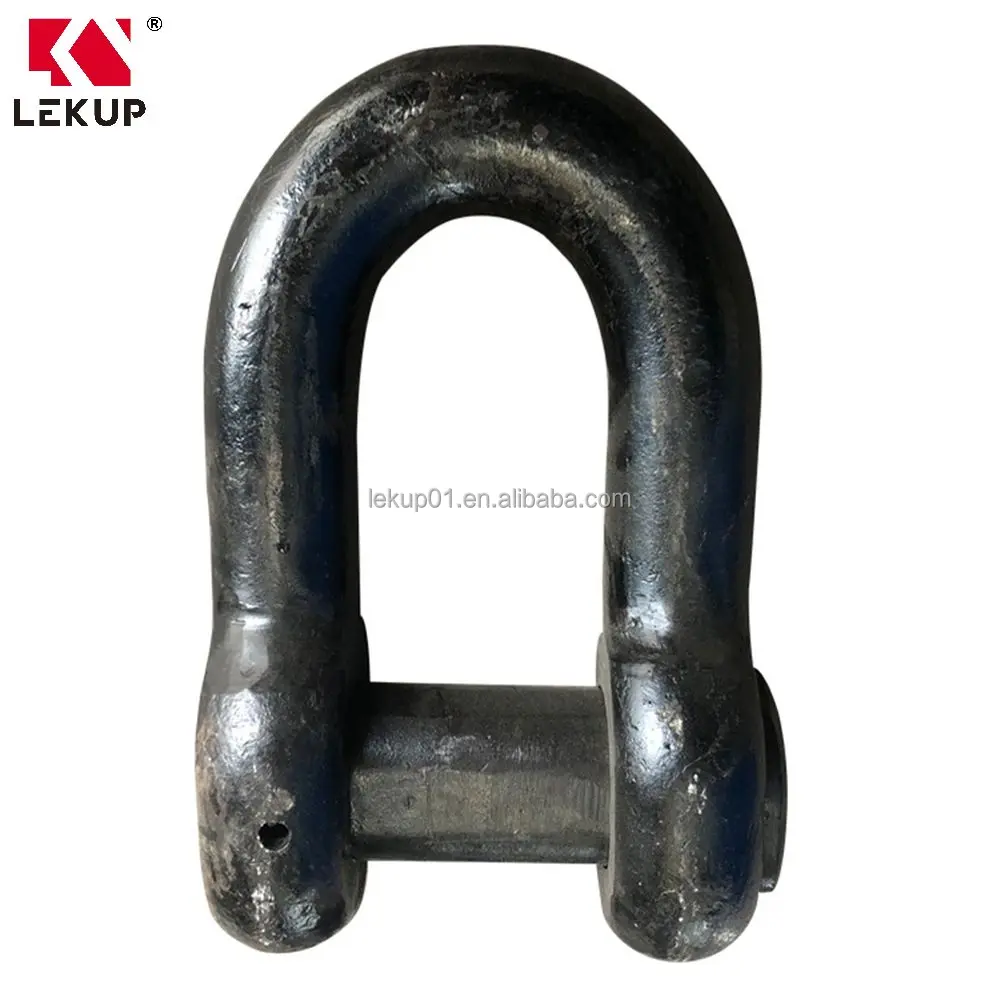 Manufacturer Customised Marine D Shackle Anchor Chain Attachment Join Shackle Detachable Anchor Chain End Shackle