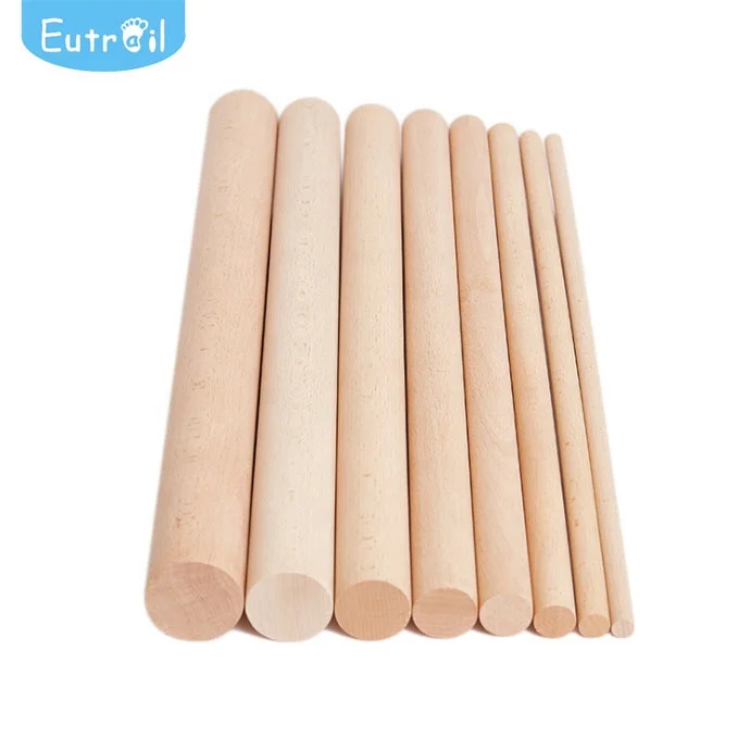 Natural Wood Bamboo Stick Pole with client size