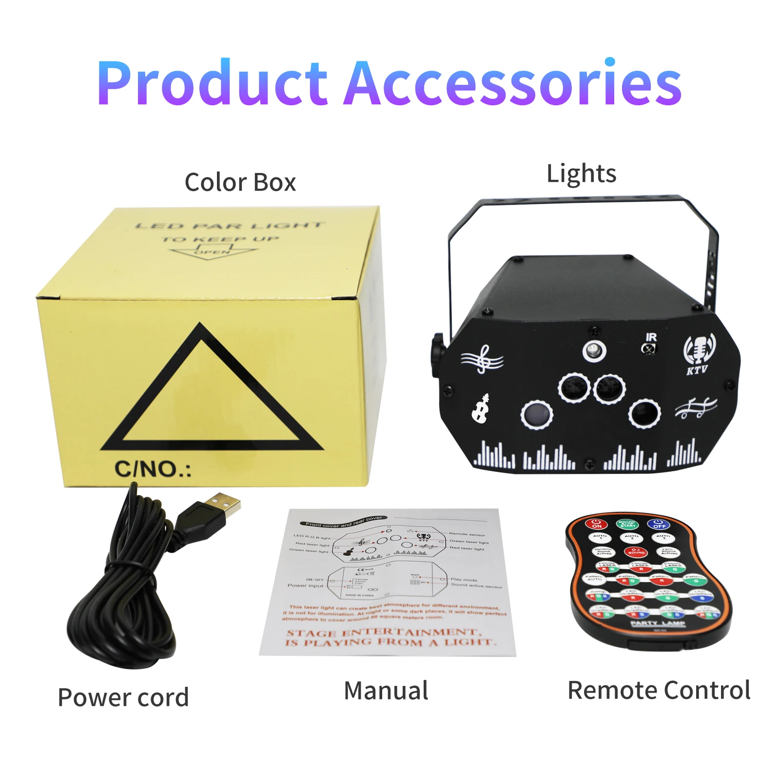 New DJ Dream laser lights beam projector LED Strobe RGB Sound activated stage light super sky party lamp for Bar