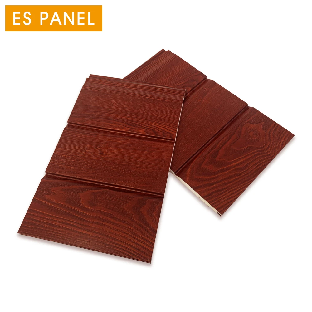 ES PANEL 16mm insulation decoration board wood grain home exterior wall siding panel