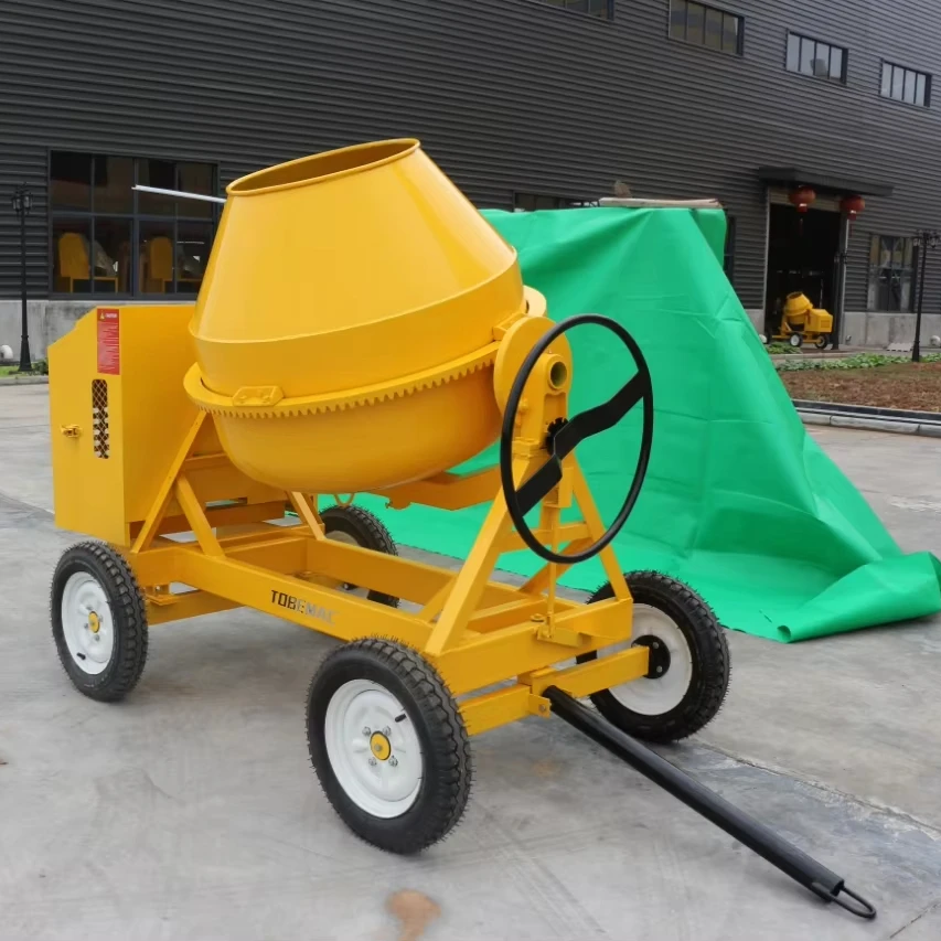 350L/400L/500L/700L Diesel Gasoline Concrete Mixers With Pump Factory Supply