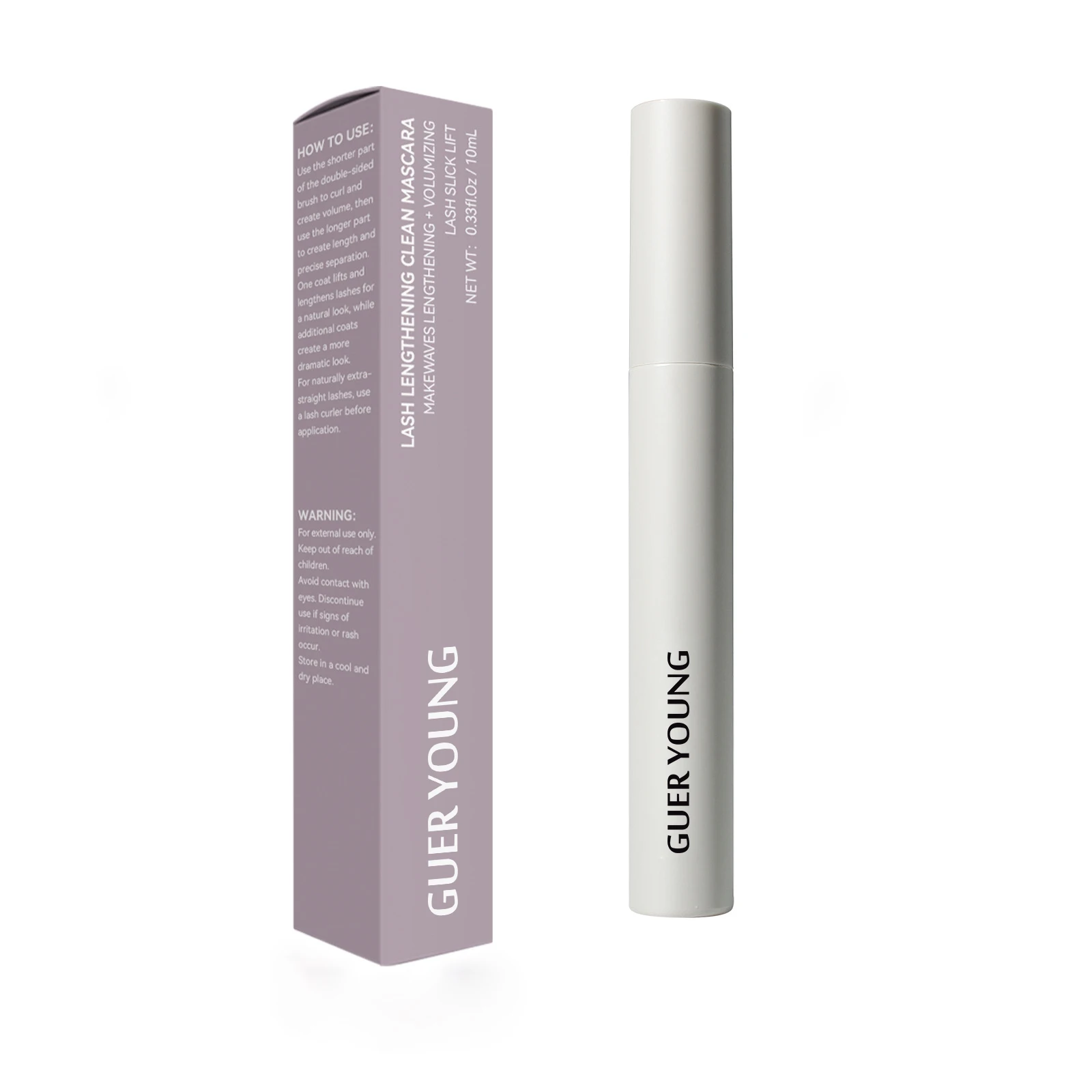 Eyelash  private label  waterproof mascara facial vegan mascara volume 4d color Lasting