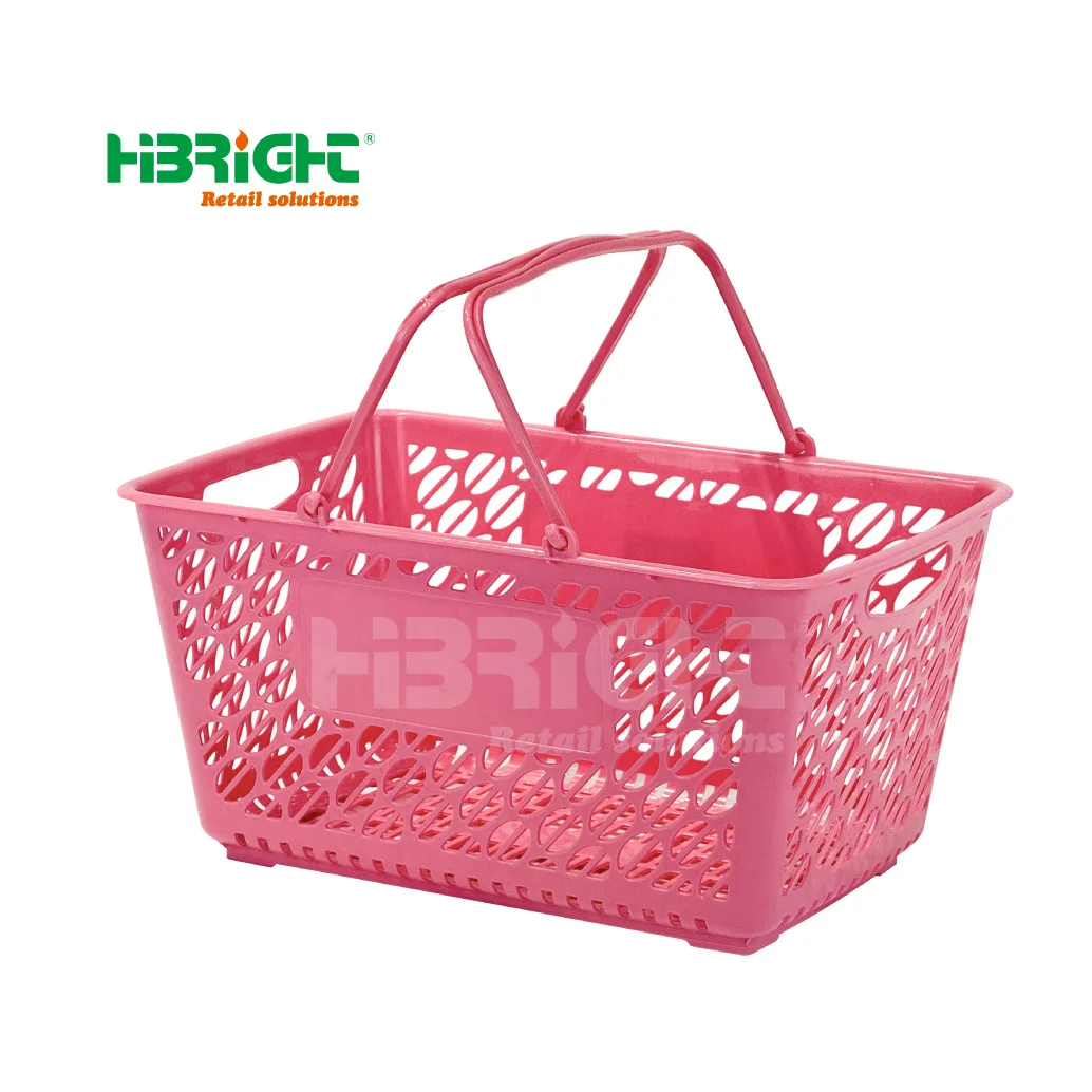 Eco-Friendly ISO Certification Market  Basket Supermarket PP Shopping Basket for Convenience