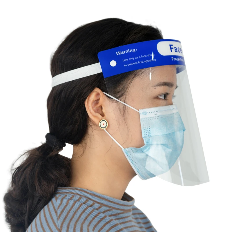 Disposable Transparent Anti Fog Face Shield Safety Protective Clear Face Shield