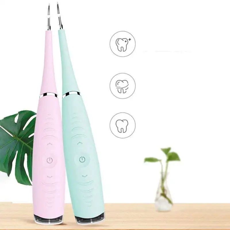 Tooth Stains Tartar Tool Whiten Teeth Health Hygiene Usb Charging Ultrasonic Sonic Dental Scaler Electric Tooth Cleaner