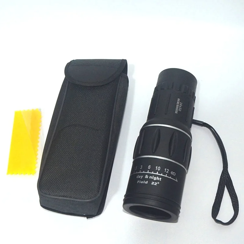High Power 16x52 Optical Lens Monocular Dual Focus Optics for Hunting Outdoor Telescope for Enhanced Viewing