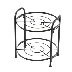 wholesale Metal 2 Tier Kitchen Pot Rack Organizer for kitchen Rack