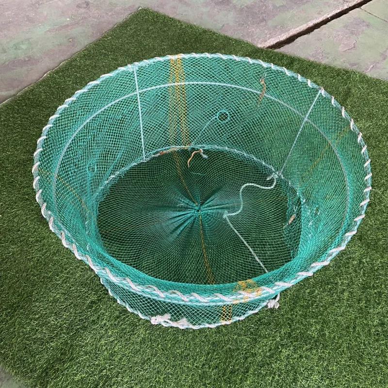 Heavy Duty PE Trap Cage for Deep Sea Fish and Crab cage trap Capture Aquaculture Equipment