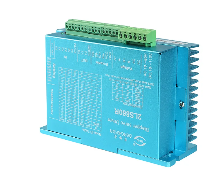 closed loop stepper Driver with Modbus RTU 485,stepper motor,easy servo motor can save PLC, 2LS860R