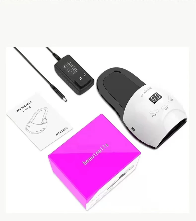 Professional Poly Gel Nail Sticker Kit With Uv Lamp Nail Dryer Led Light For Feet Nails Uv Lamp