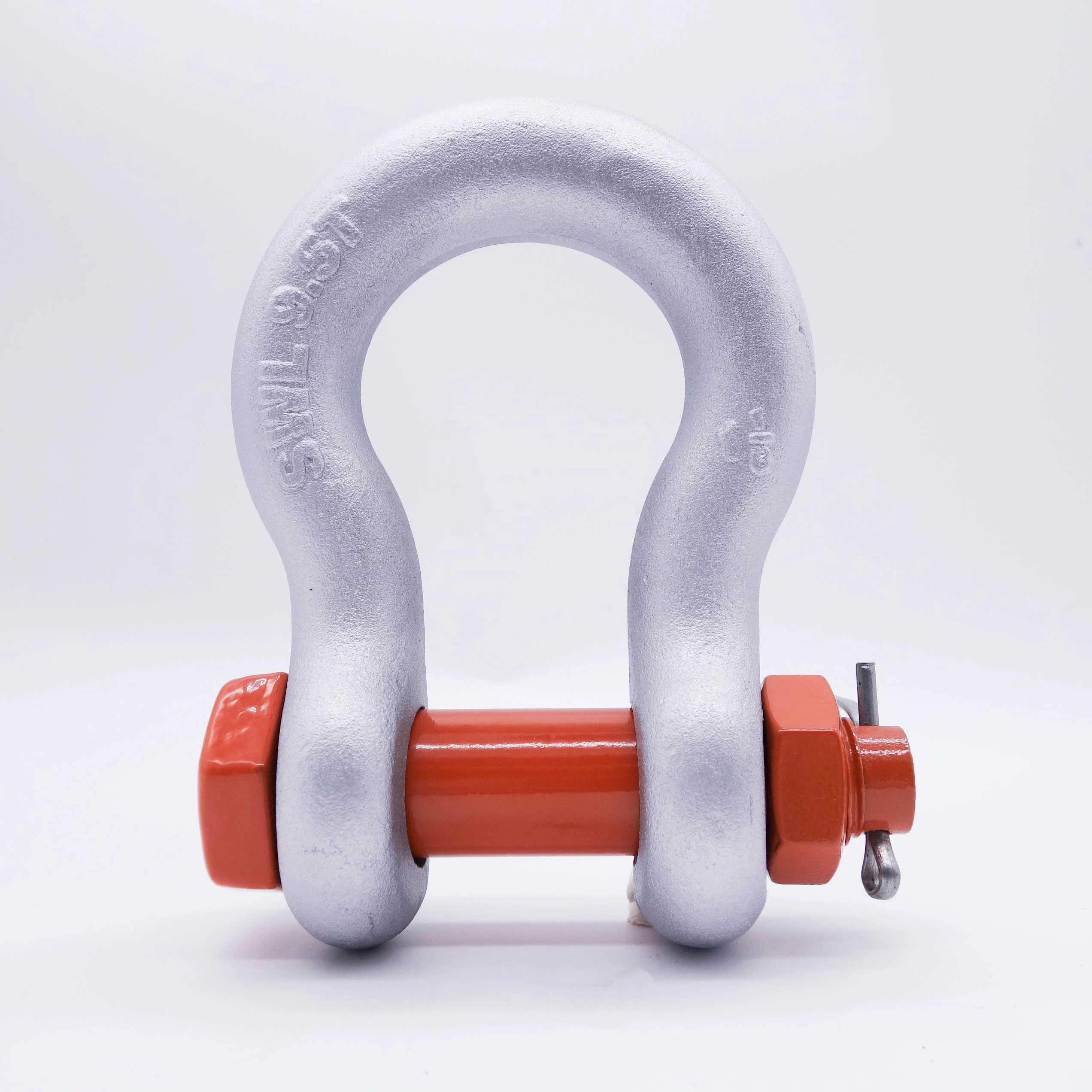 us type forged bow forelock shackles g209 with safety bolt screw collar pin d shape for lifting