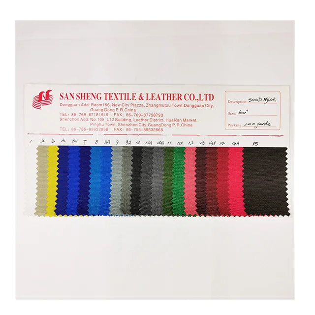 In Stock 500D Nylon PU Coated Waterproof Fabric