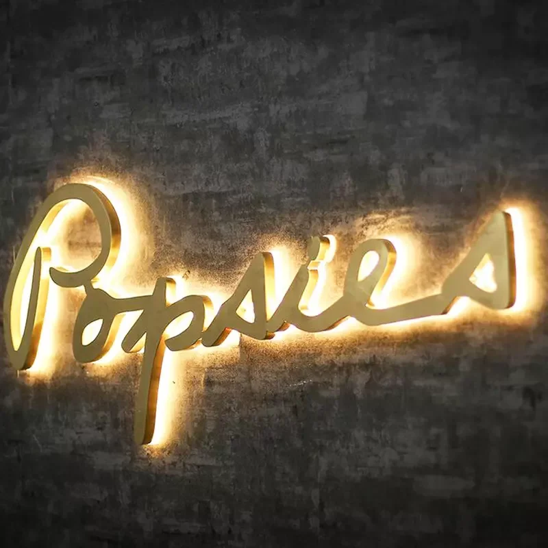 custom acrylic letter external indoor illuminated building signs led channel letters for shop brand signage