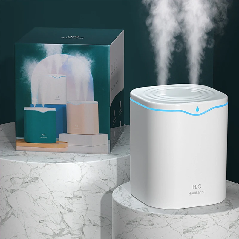 Wholesale Big Capacity 2000ml Essential Oil Diffuser Double Spray Aromatherapy Ultrasonic Cool Mist Humidifier