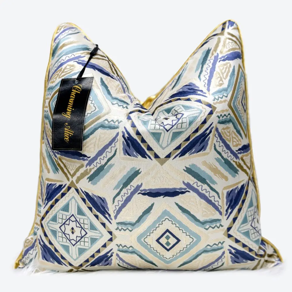 22x22 24x24 Inches Factory customized large quantity wholesale luxury comfortable jacquard cushion covers