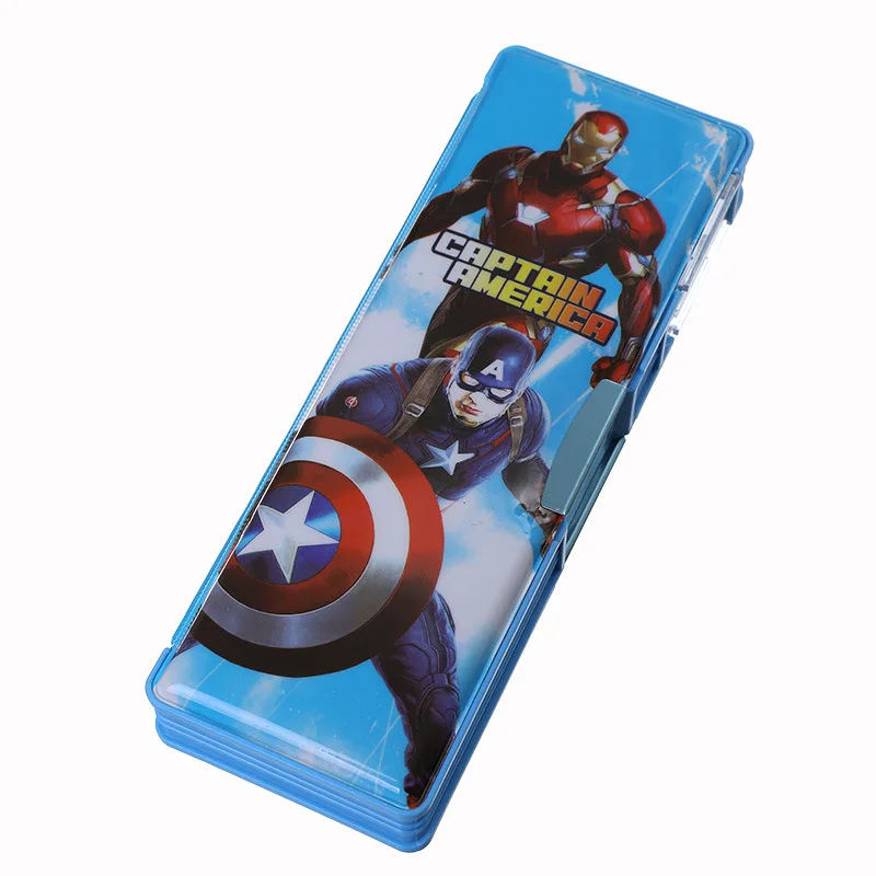 POSH DREAMS Plastic Kids Pencil Case Set Two Sides Open Silicone Pencil case Cheap Design