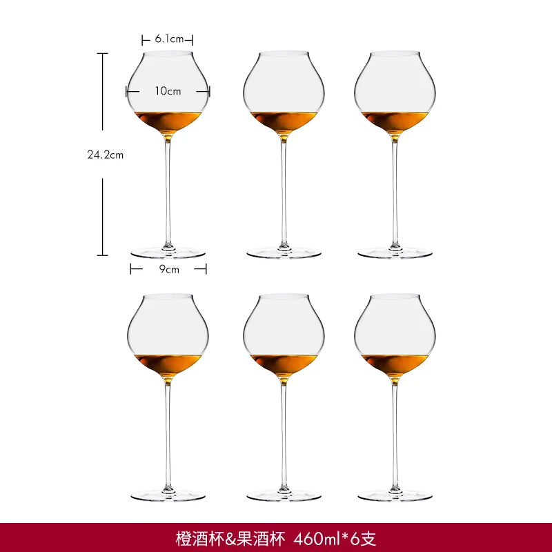 RONA Manufacturer European Luxury Elegant Long-Stemmed Crystal Gin Wine Glasses with Custom Logo for Events Hotels
