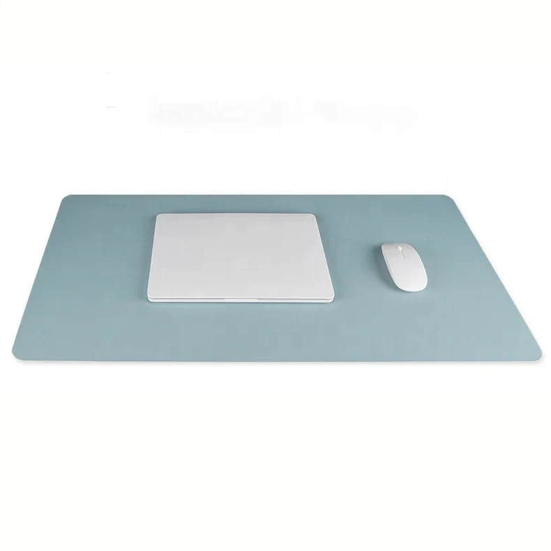 Custom Table Mat Non Slip Waterproof PU Leather Desk Pad Gaming Protector Office Table Mat Mouse Pad