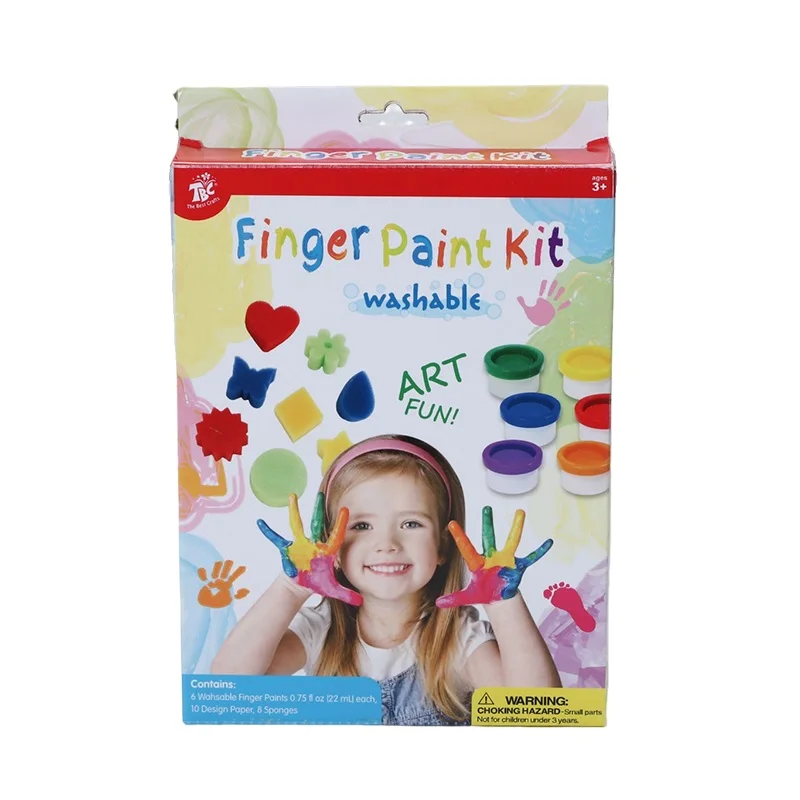 Hot sale Brand TBC Wholesale Finger Paints Non-toxic Pouring Pigment Washable Acrylic Paints 22ML Easy to Wash Paints for Kids