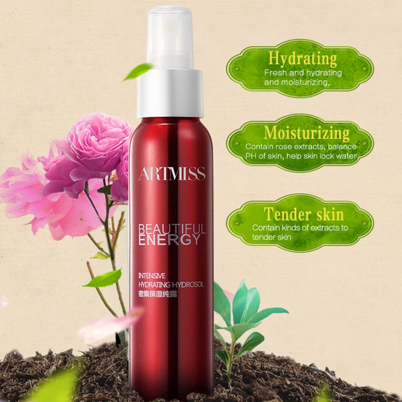  Wholesell Dew Toner 100 Pure Essential Oil Extract Damascus Rose Hydrosol OEM Moisturizing Gentle Formula Floral