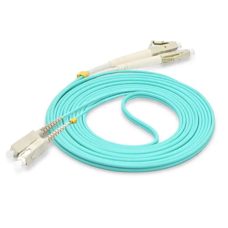 Сетевой кабель lc to duplex OM3 Multi-Mode Aqua Blue волоконно-оптический патч-корд 1000mt для fttth/FTTB/FTTX