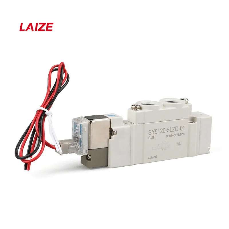 HIgh Quality SMC Type SY Solenoid Valve SY3120-3LZD-M5 4LZD 5LZD 6LZD Single Electronic Pneumatic Electric Control