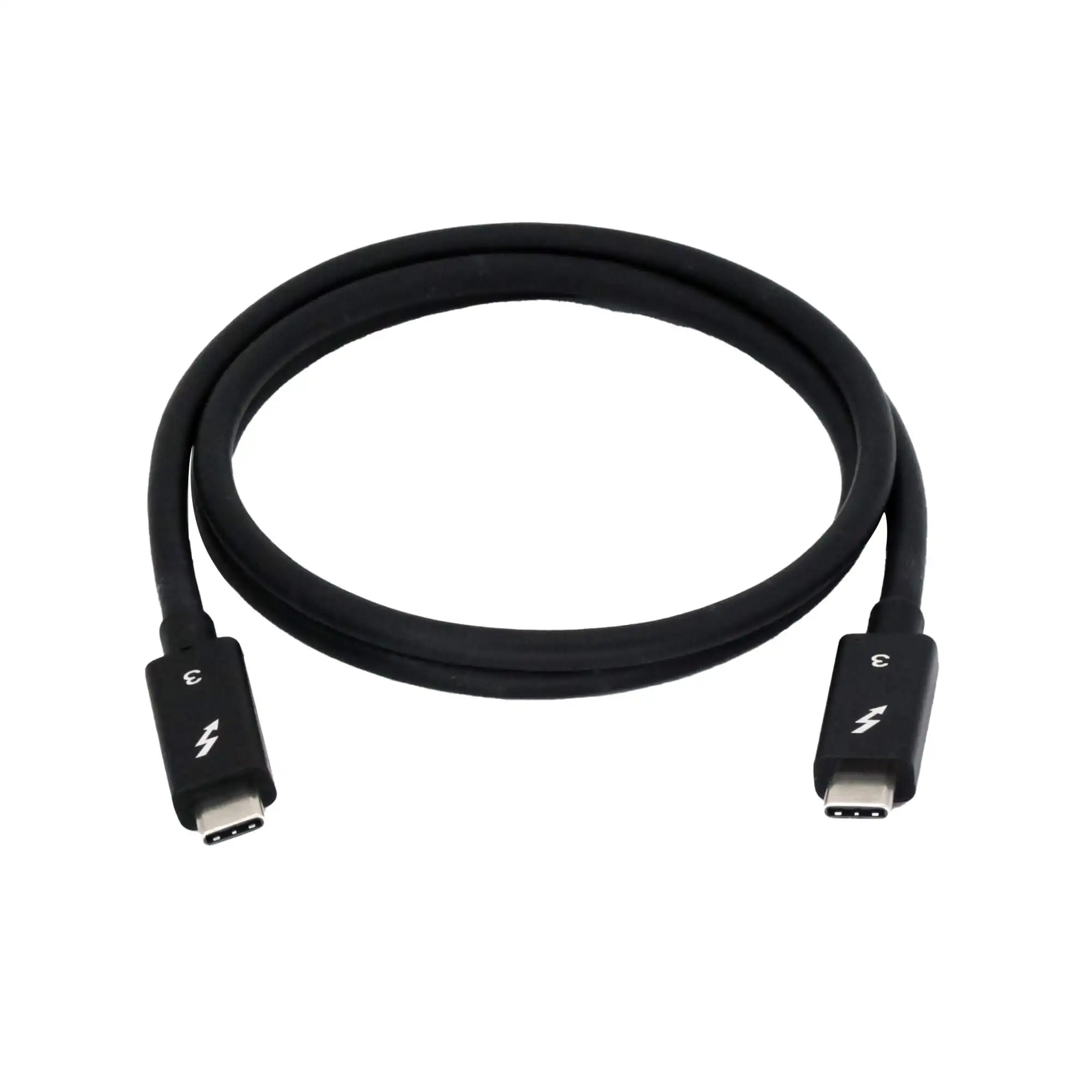 Factory wholesale super speed TBT 3 USB cable 40Gbps for Mackbook Pro air Imac 3.3ft 1m