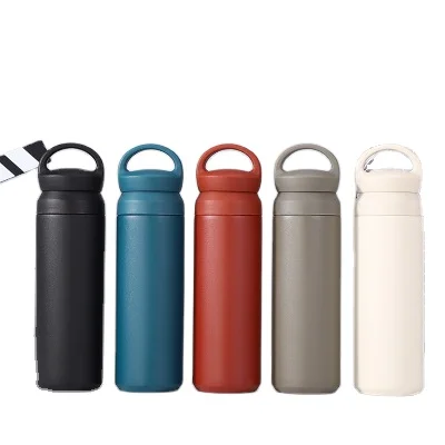 Mikenda Manufacturers direct simple lovely stainless steel bounce cover thermos cup portable bottle