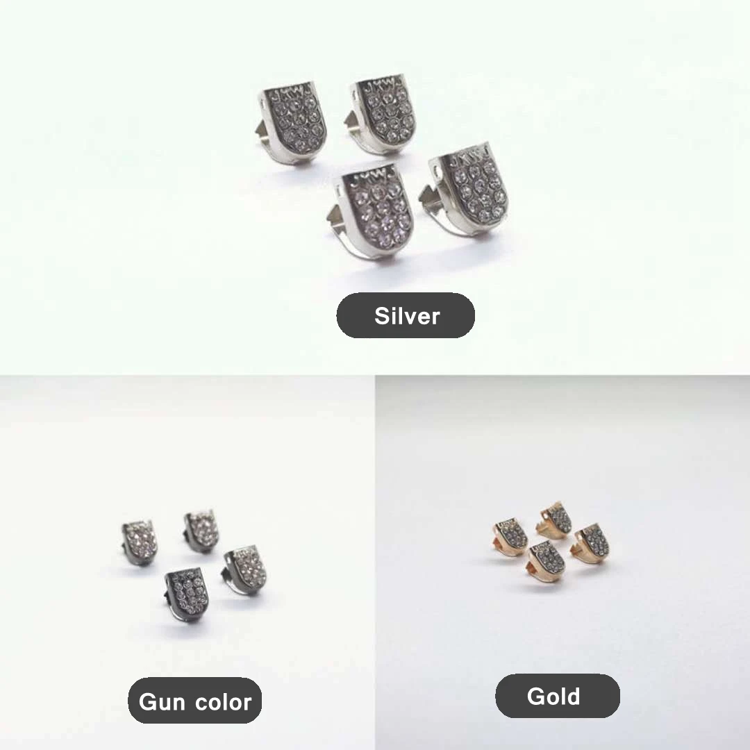 Daisy push button Shoelace Buckle Diamond Metal Push button shoes Lock Buckle For Flats Shoelace lock Sneaker Kits