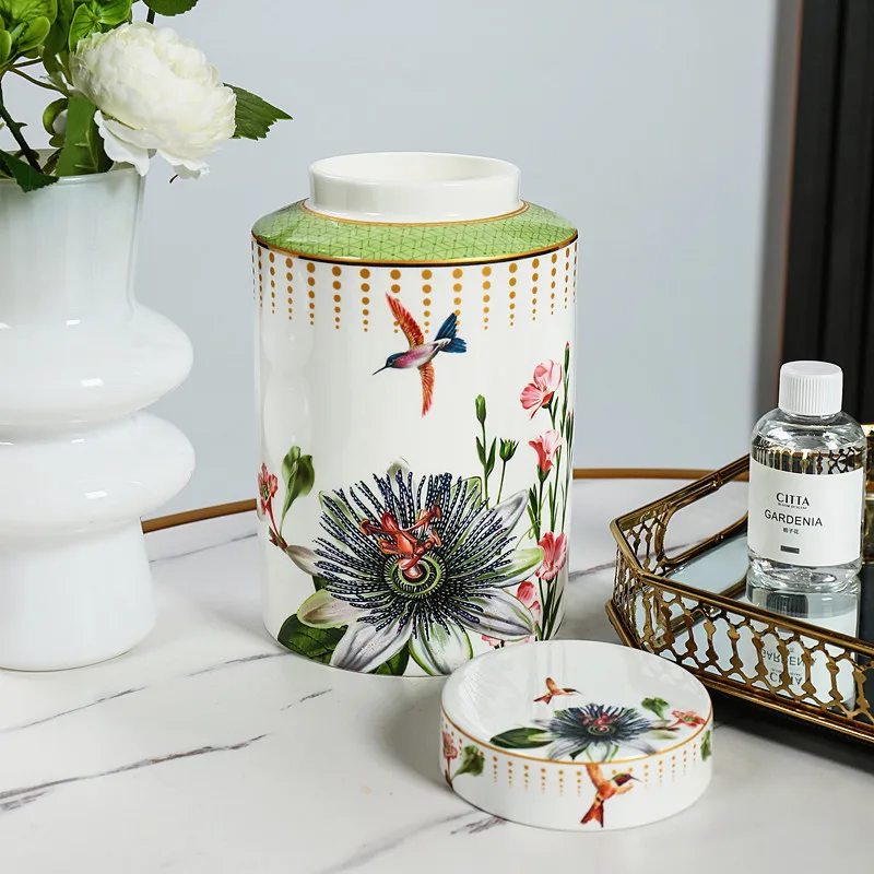 British modern luxury living room decoration vase bone china home decor flower vase
