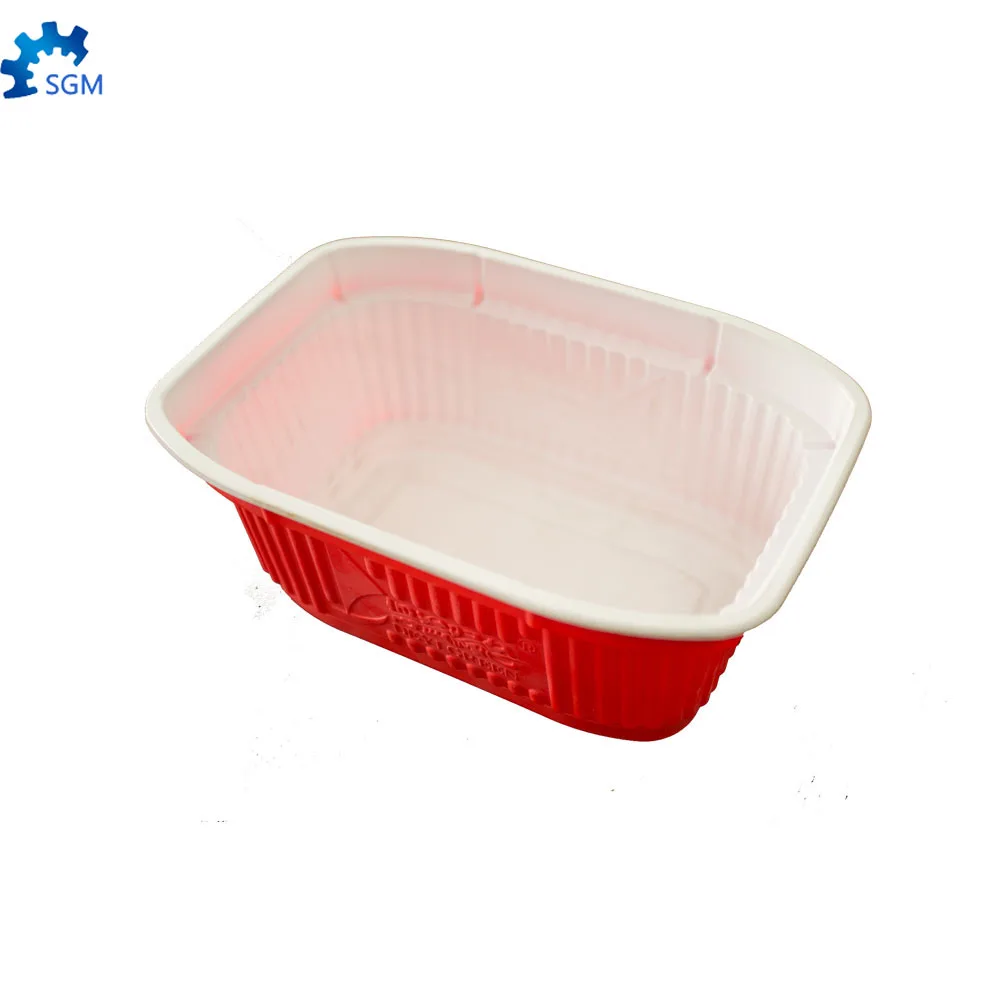Fast food container disposable take away plastic biodegradable thermoforming machine